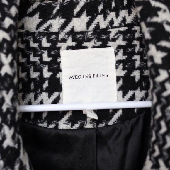 Avec Les Filles Oversize Houndstooth Jacket - Size M - Picture 4 of 5